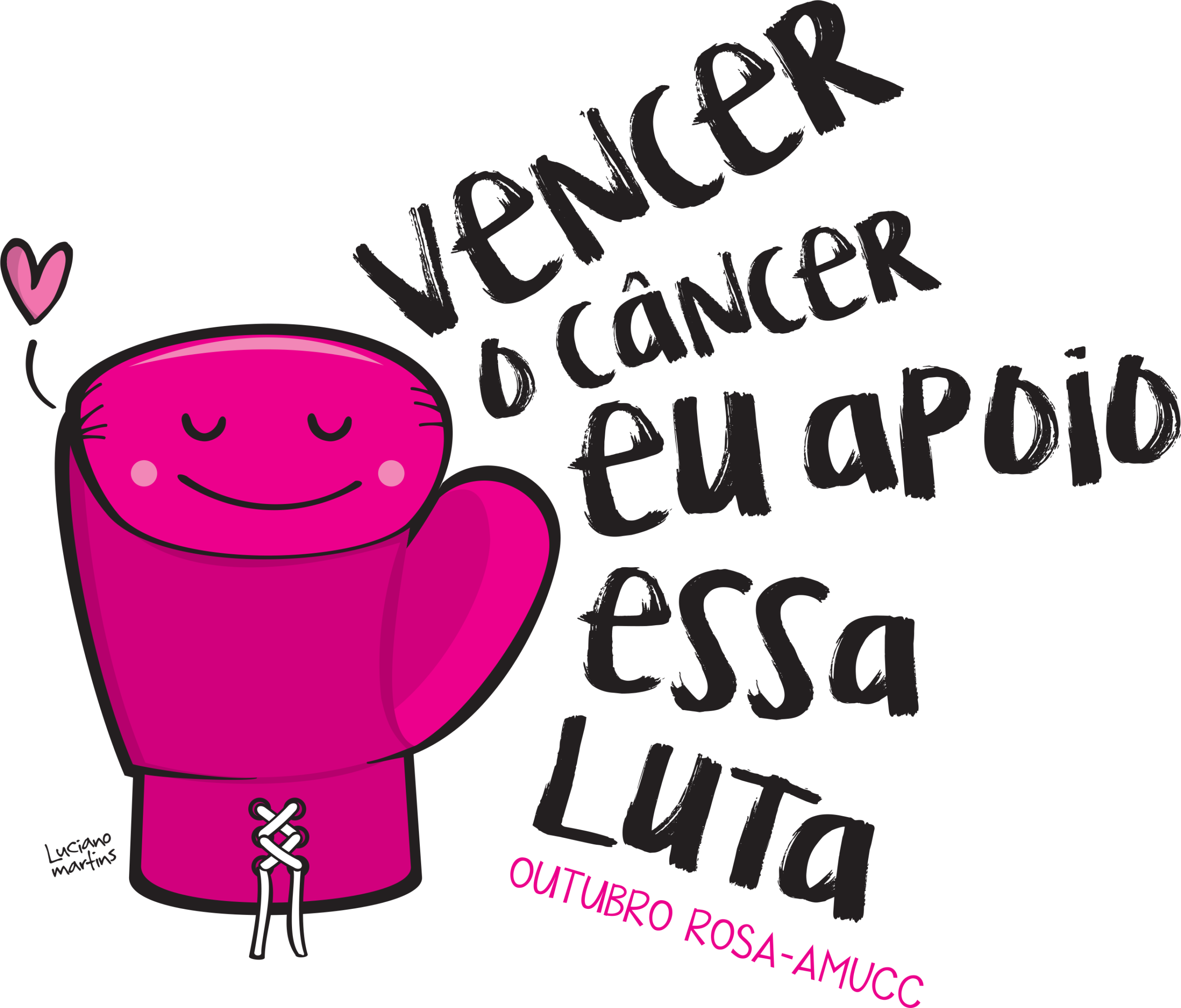 AMUCC lança Outubro Rosa e marca assinada por Luciano Martins