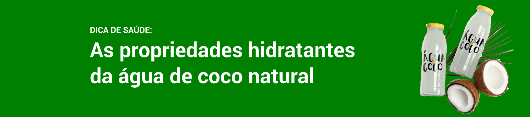 Benefícios da água de coco
