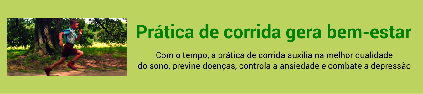 Prática de corrida gera bem-estar