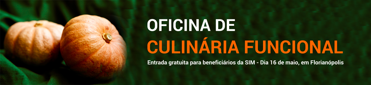 Oficina de culinária funcional gratuita