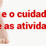 O diabetes e o cuidado com os pés durante as atividades físicas.