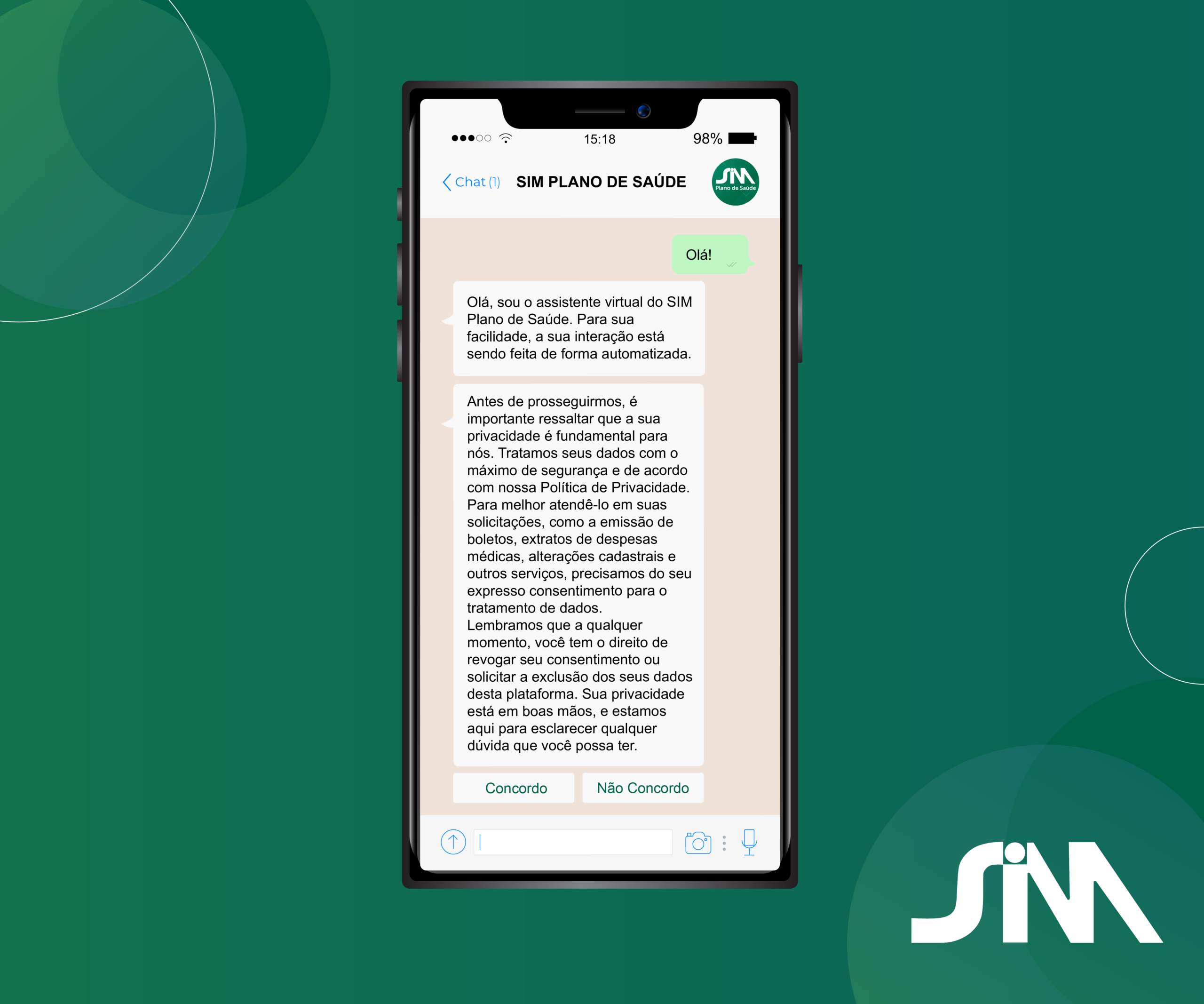 Veja como é simples pegar seu Extrato de Imposto de Renda pelo WhatsApp da SIM!