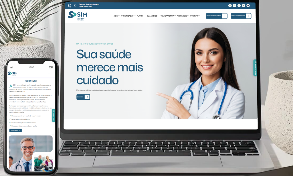 SIM apresenta novo site e amplia a experiência digital dos beneficiários
