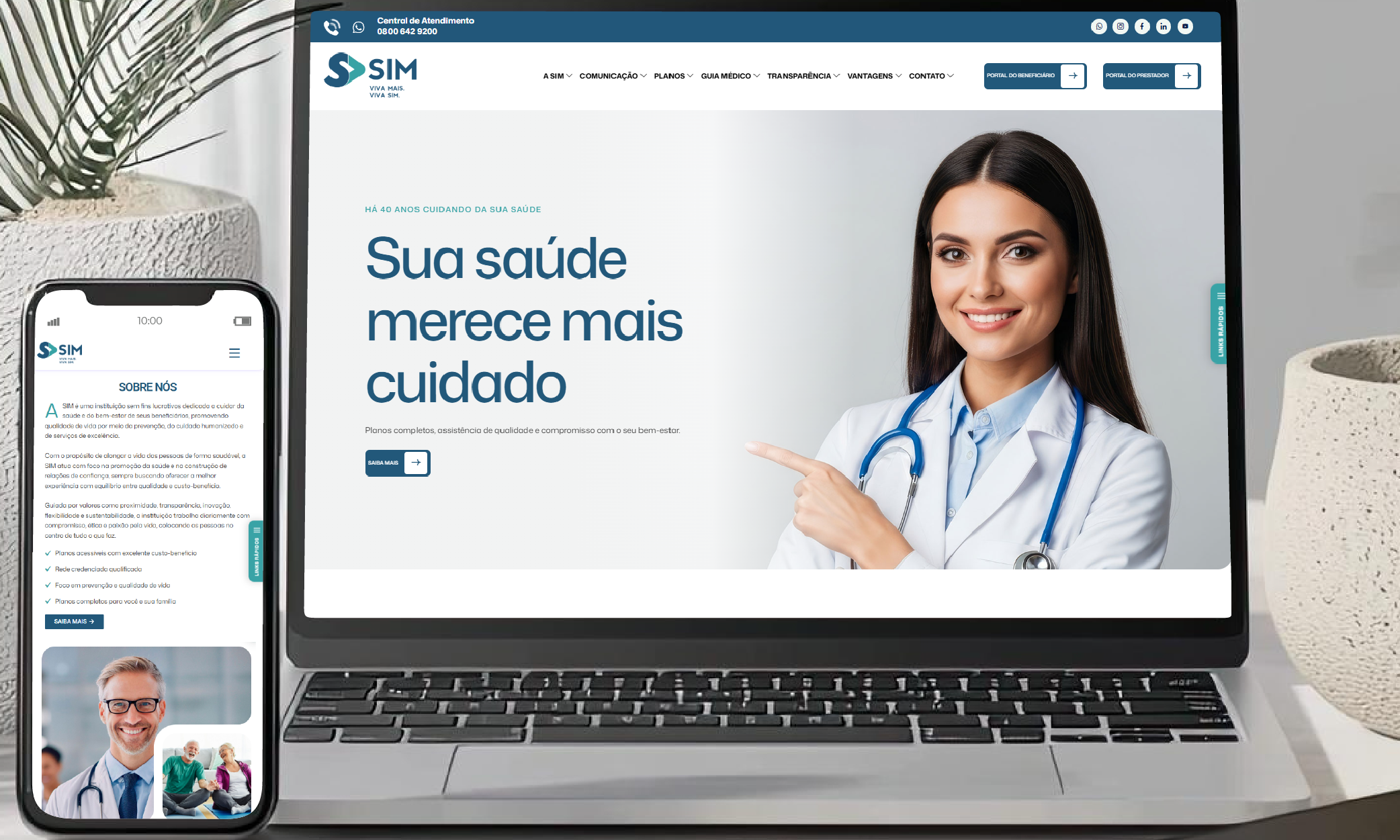 SIM apresenta novo site e amplia a experiência digital dos beneficiários
