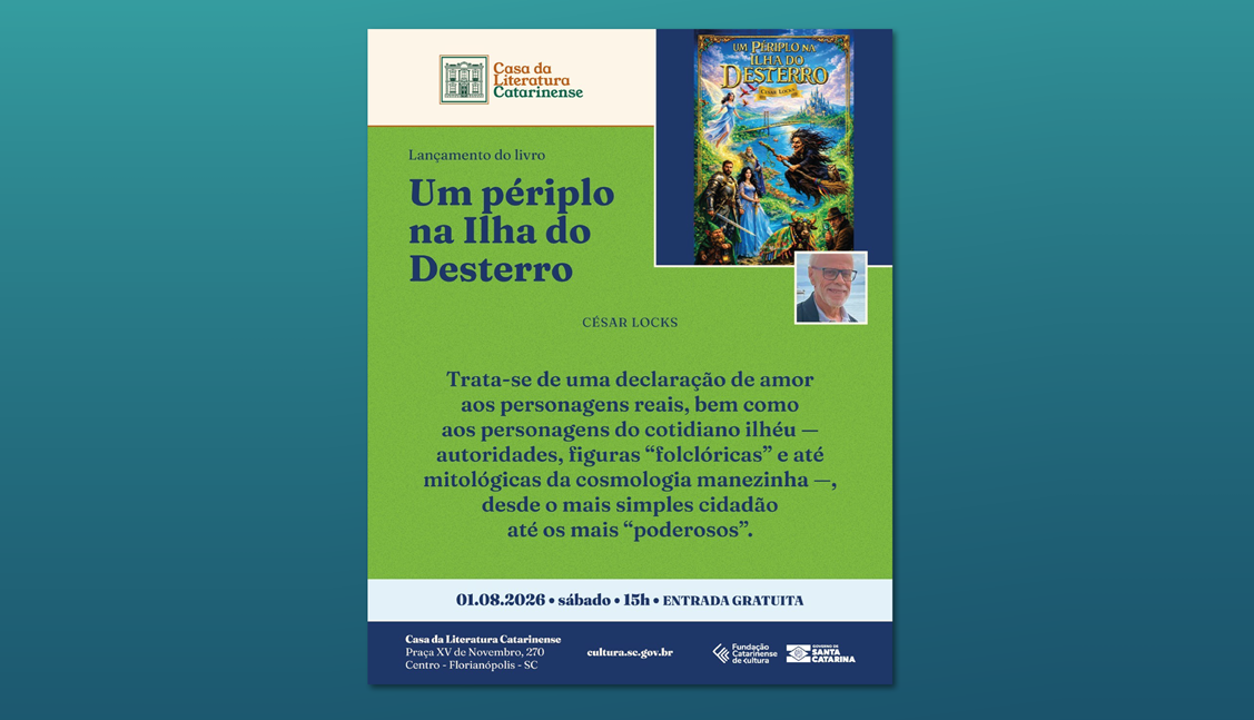 Beneficiário da SIM lança livro que homenageia a cultura e os personagens da Ilha de Santa Catarina